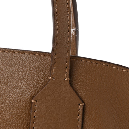 Burberry Calfskin Medium Society Tote Dusty Caramel 12 of 13
