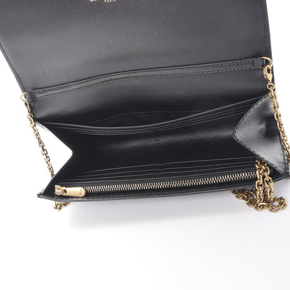 Christian Dior Calfskin J'adior Croisiere Chain Wallet Black 7 of 10