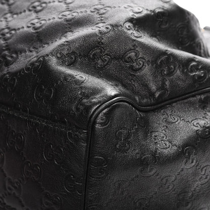Gucci Guccissima Medium Sukey Tote Black 11 of 12