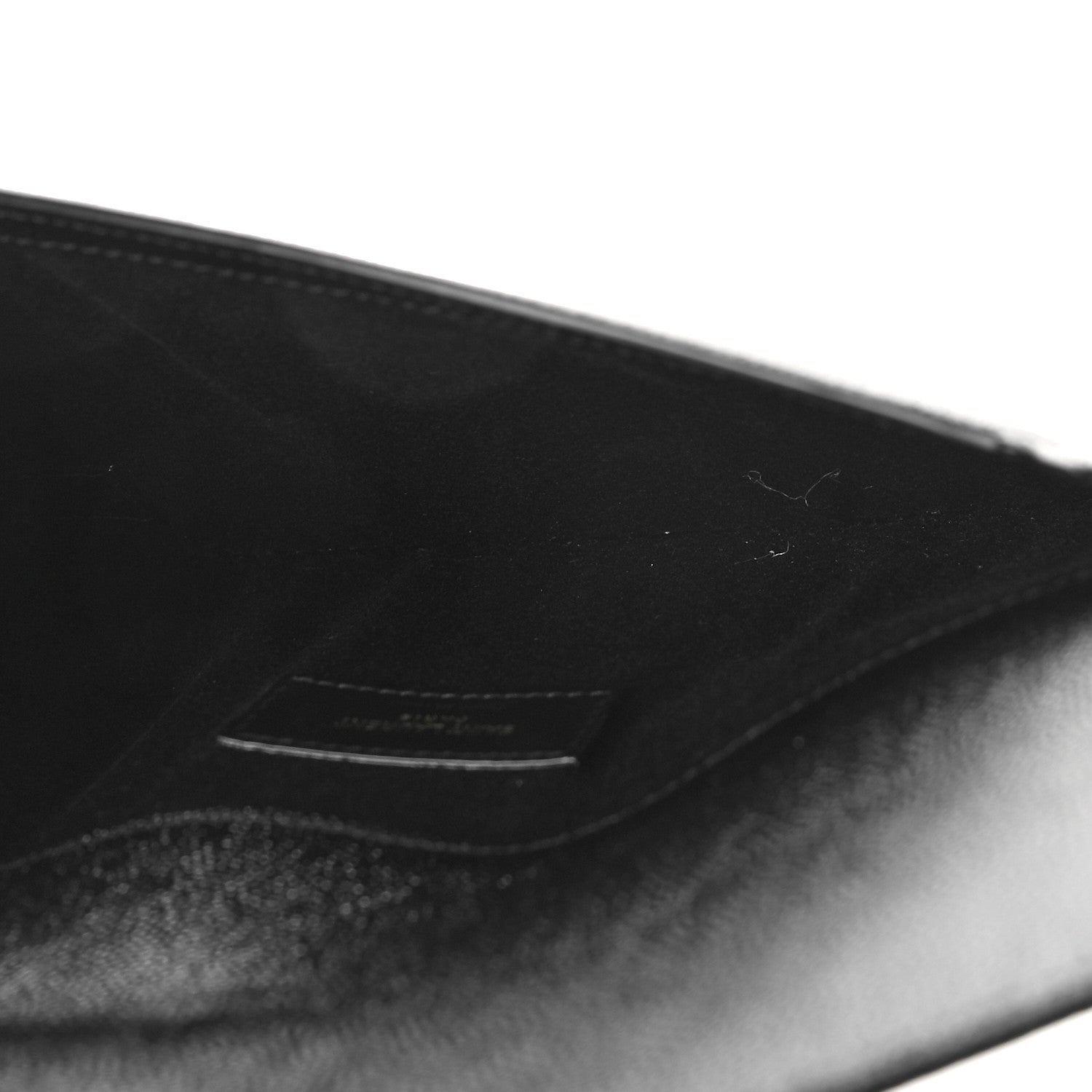 Saint Laurent Grain De Poudre Uptown Pouch Black 5 of 9