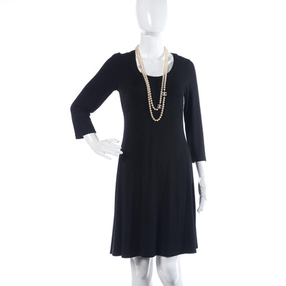 Chanel Pearl CC Long Necklace Light Gold 3 of 7