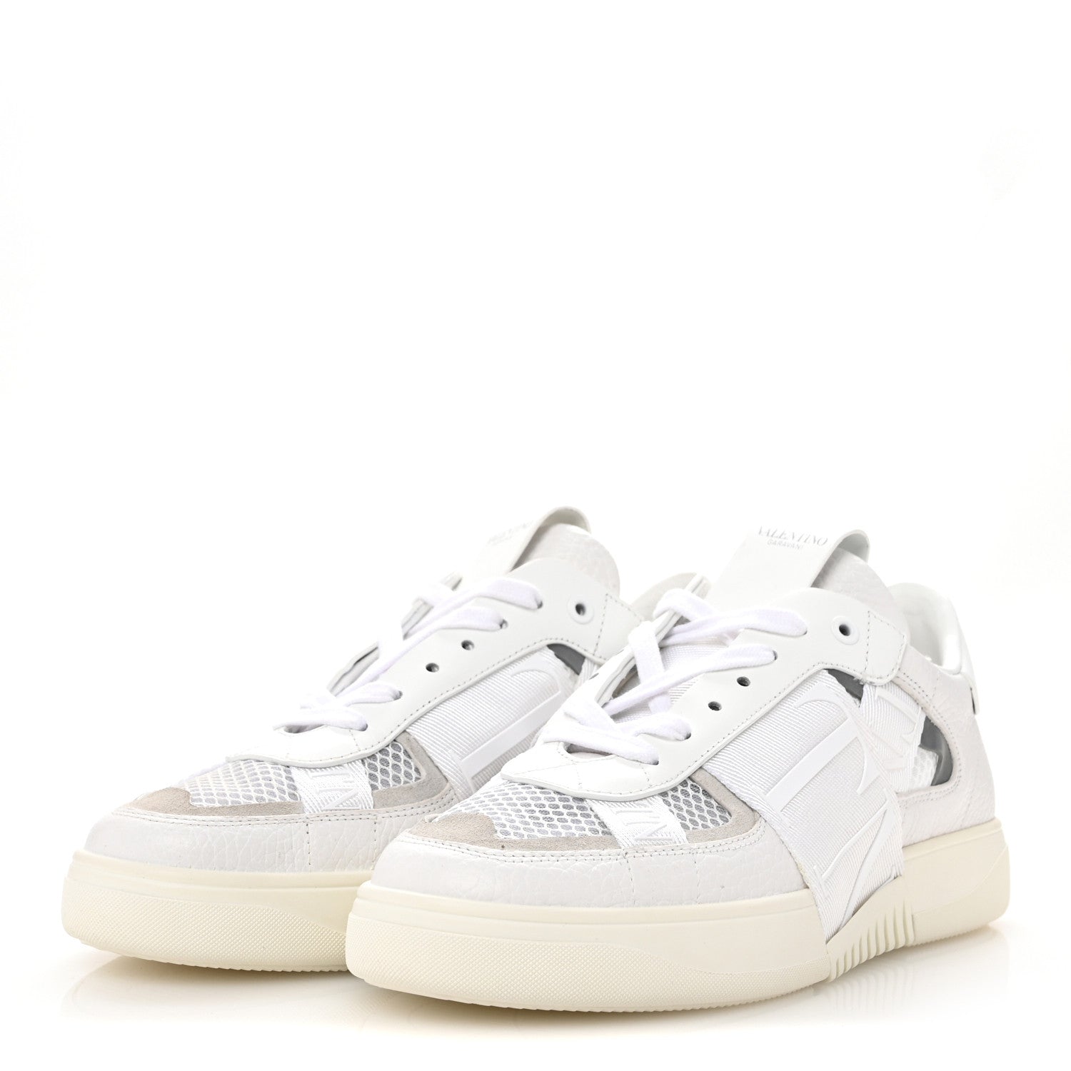 Valentino Garavani Calfskin Womens VL7N Sneakers 38 White Ice 4 of 10