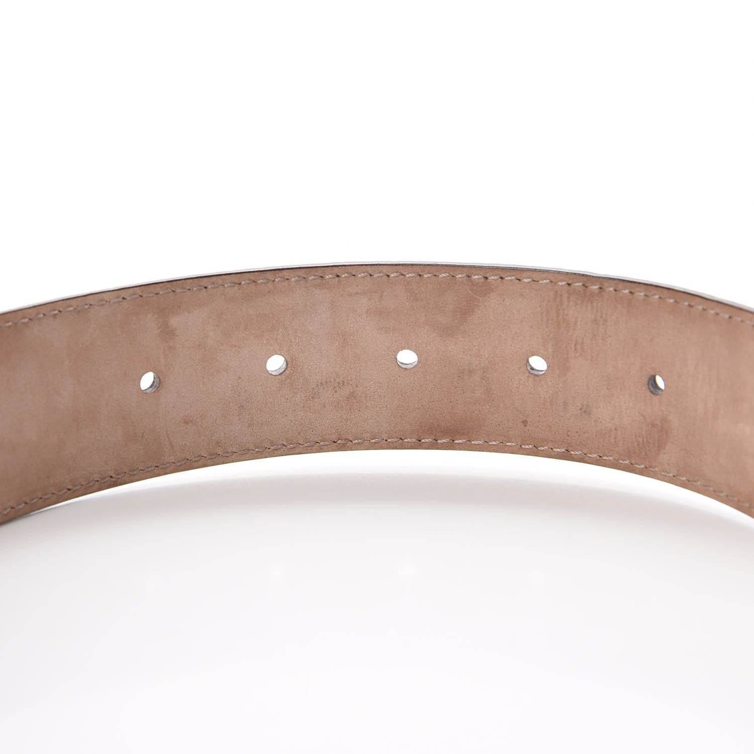 Gucci Calfskin Interlocking G 37mm Belt 80 32 Nut Brown 8 of 8