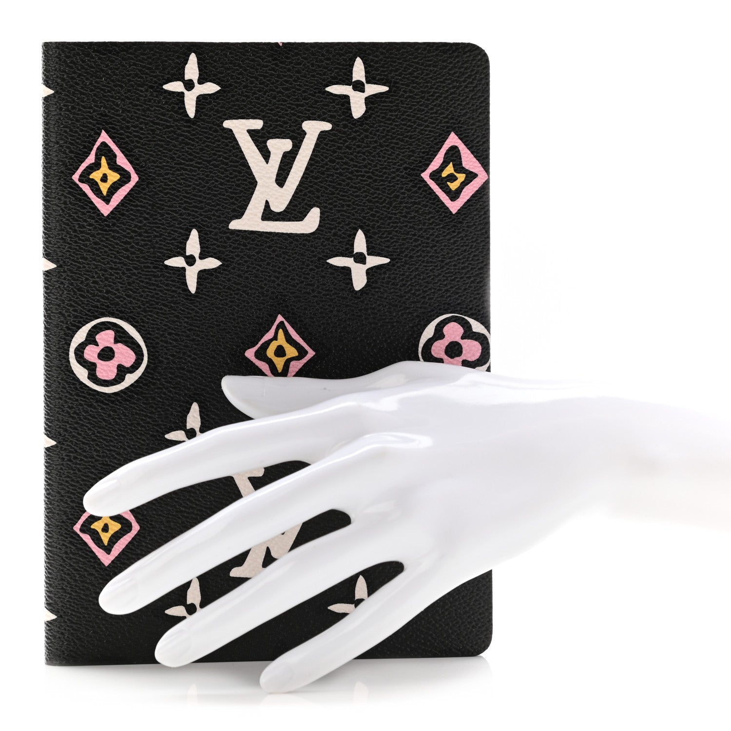Louis Vuitton Monogram Wild At Heart Clemence Notebook Black 2 of 8