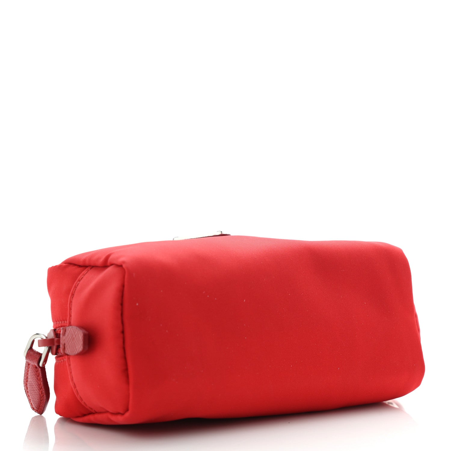Prada Tessuto Nylon Saffiano Wristlet Rosso 4 of 9