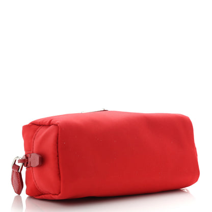 Prada Tessuto Nylon Saffiano Wristlet Rosso 4 of 9