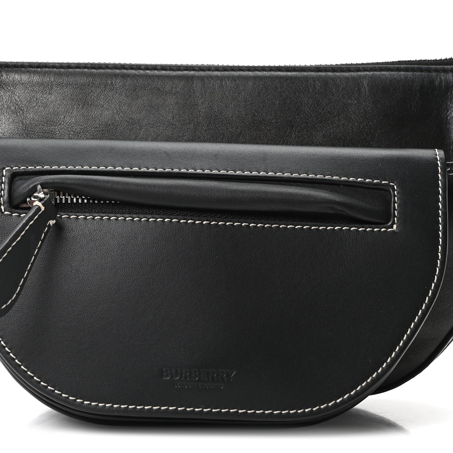 Burberry Smooth Calfskin Mini Double Olympia Black 7 of 9
