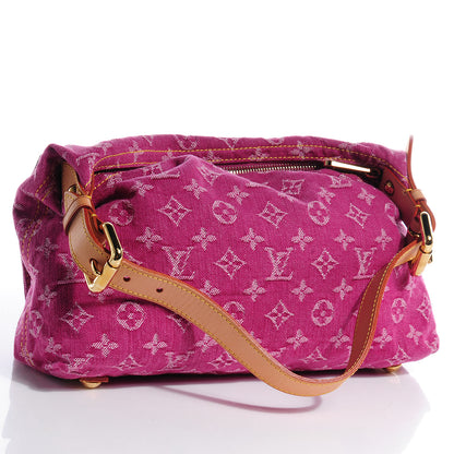 Louis Vuitton Denim Baggy PM Fuchsia 3 of 7