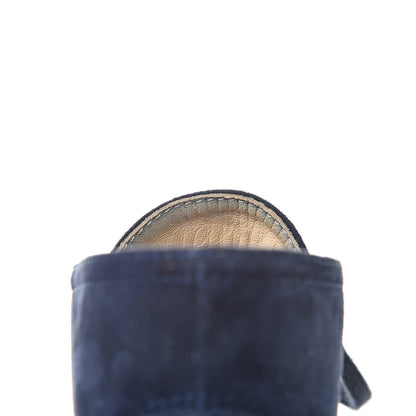 Chanel Suede Lace Up Espadrilles 37 Dark Navy Blue 11 of 12