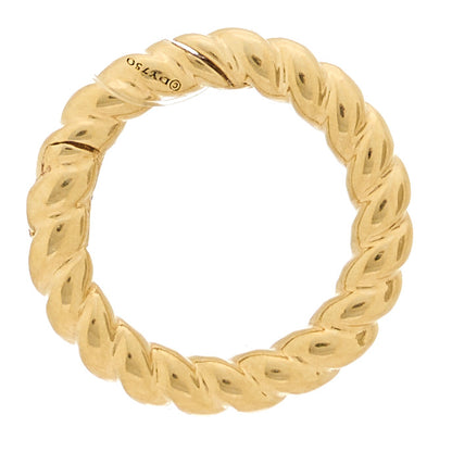 David Yurman 18K Yellow Gold Cable Amulet Holder 2 of 5