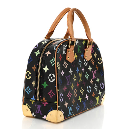 Louis Vuitton Monogram Multicolor Trouville Black 3 of 10