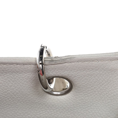 Chanel Caviar Quilted Petit Shopping Tote PST White 18 of 19