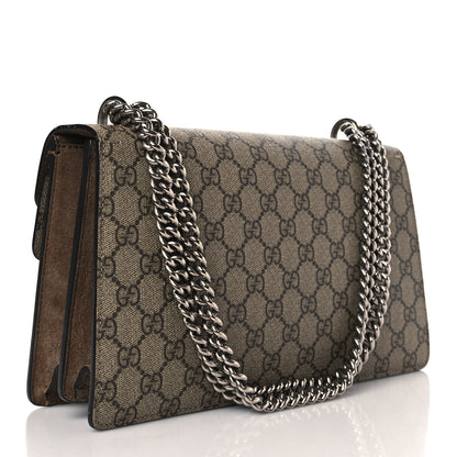 Gucci GG Supreme Monogram Small Dionysus Shoulder Bag Taupe 3 of 10