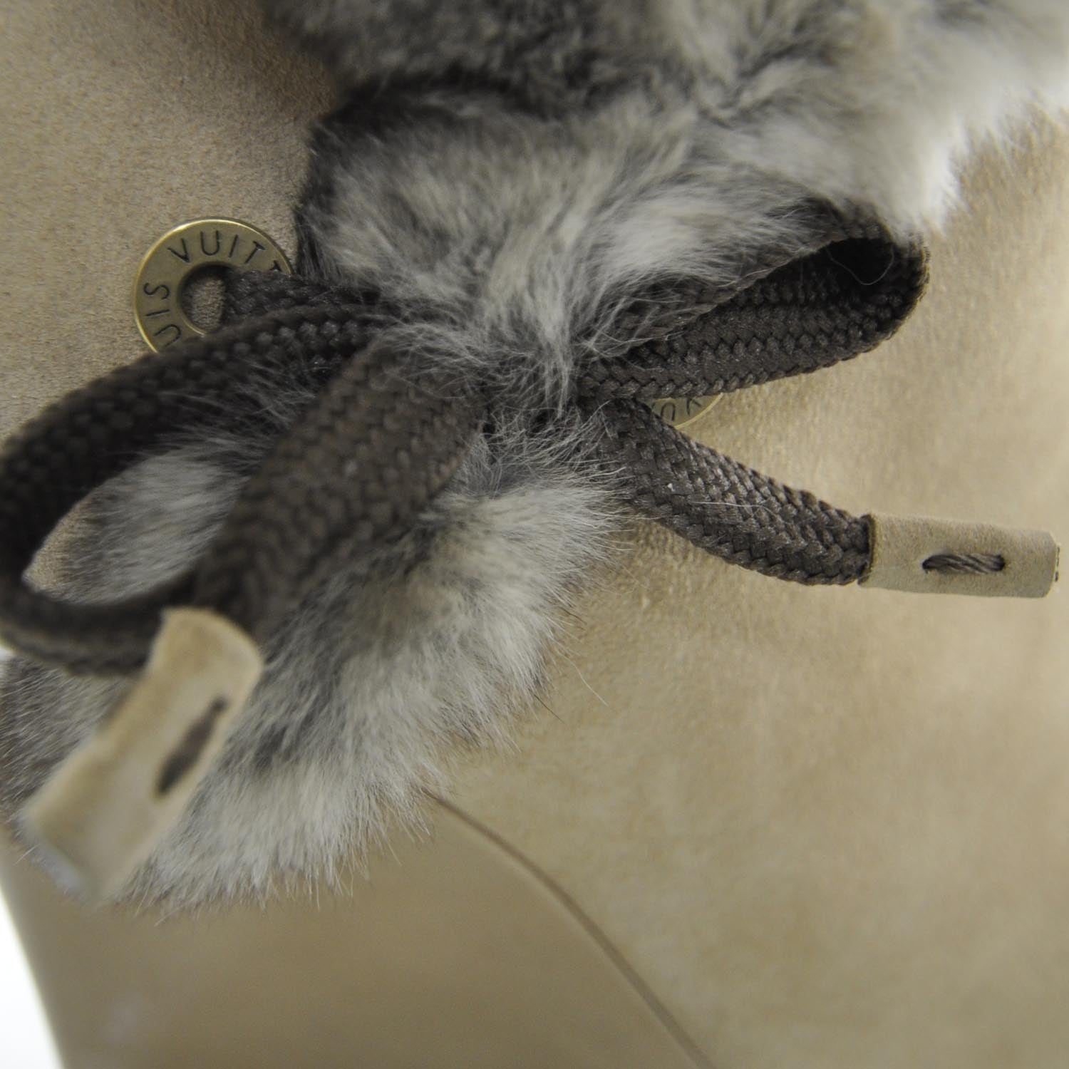 Louis Vuitton Suede Rabbit Fur Glacier Boots 39 6 of 9