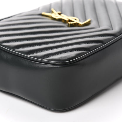 Saint Laurent Calfskin Matelasse Monogram Lou Camera Bag Green 6 of 10