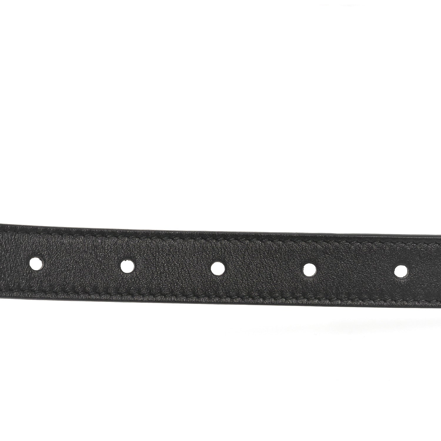 Gucci Calfskin Pearl Double G 20mm Belt 100 40 Black Cream 3 of 4