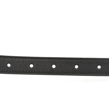 Gucci Calfskin Pearl Double G 20mm Belt 100 40 Black Cream 3 of 4