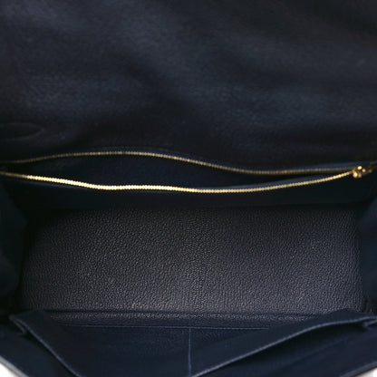 Hermes Togo Kelly Retourne 28 Bleu Nuit 5 of 11