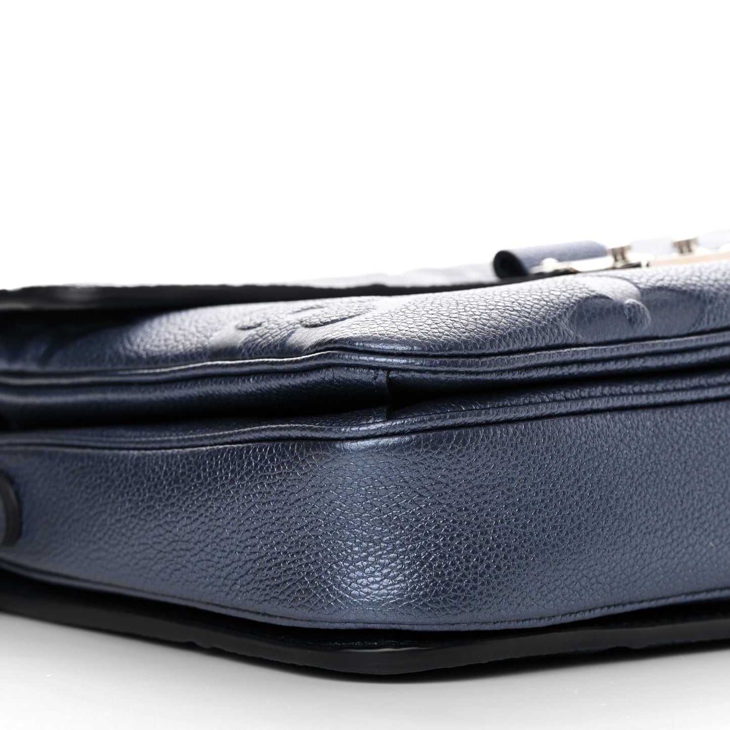 Metallic Empreinte Monogram Giant Pochette Metis Navy Nacre