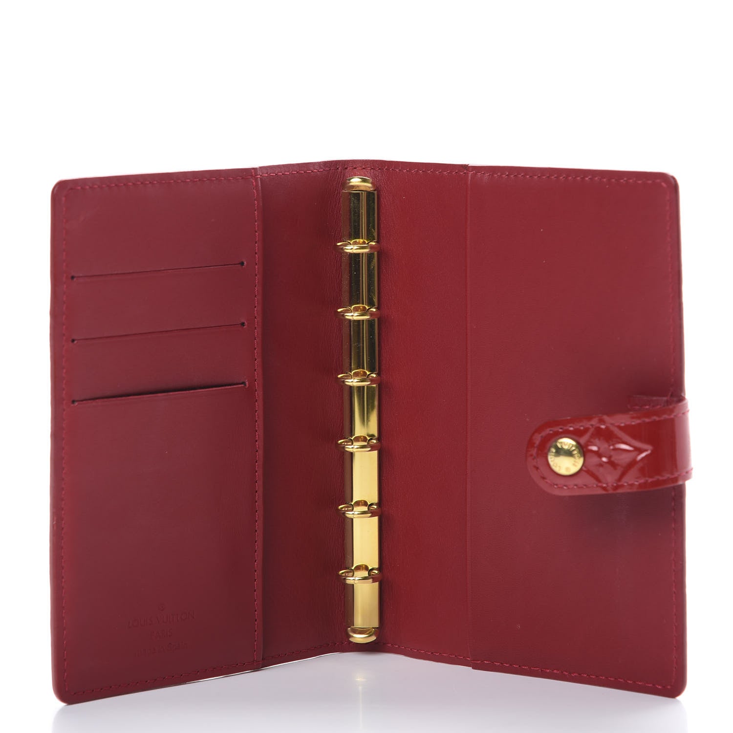 Louis Vuitton Vernis Small Ring Agenda Cover Pomme D'Amour 4 of 10