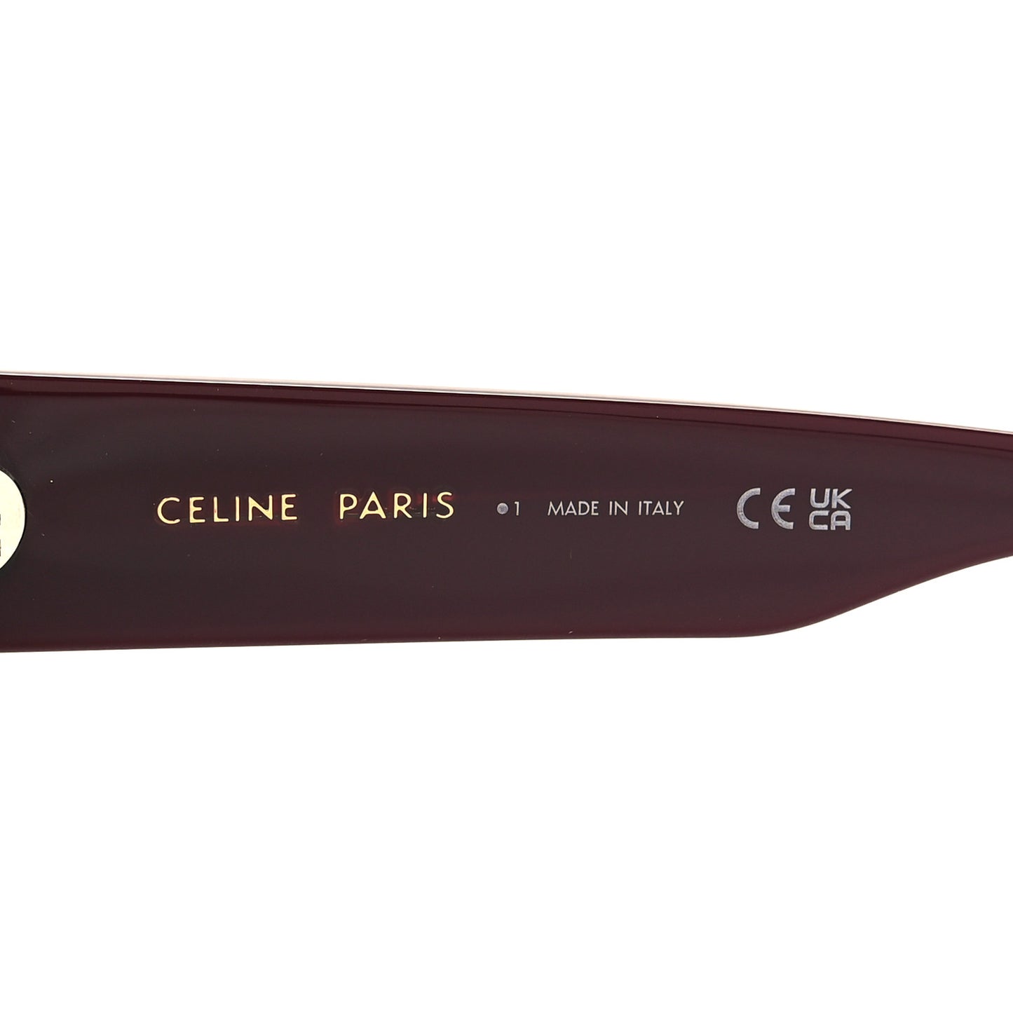 Acetate Triomphe Sunglasses CL40216U Dark Aubergine