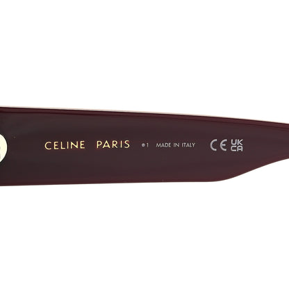 Celine Acetate Triomphe Sunglasses CL40216U Dark Aubergine 5 of 7