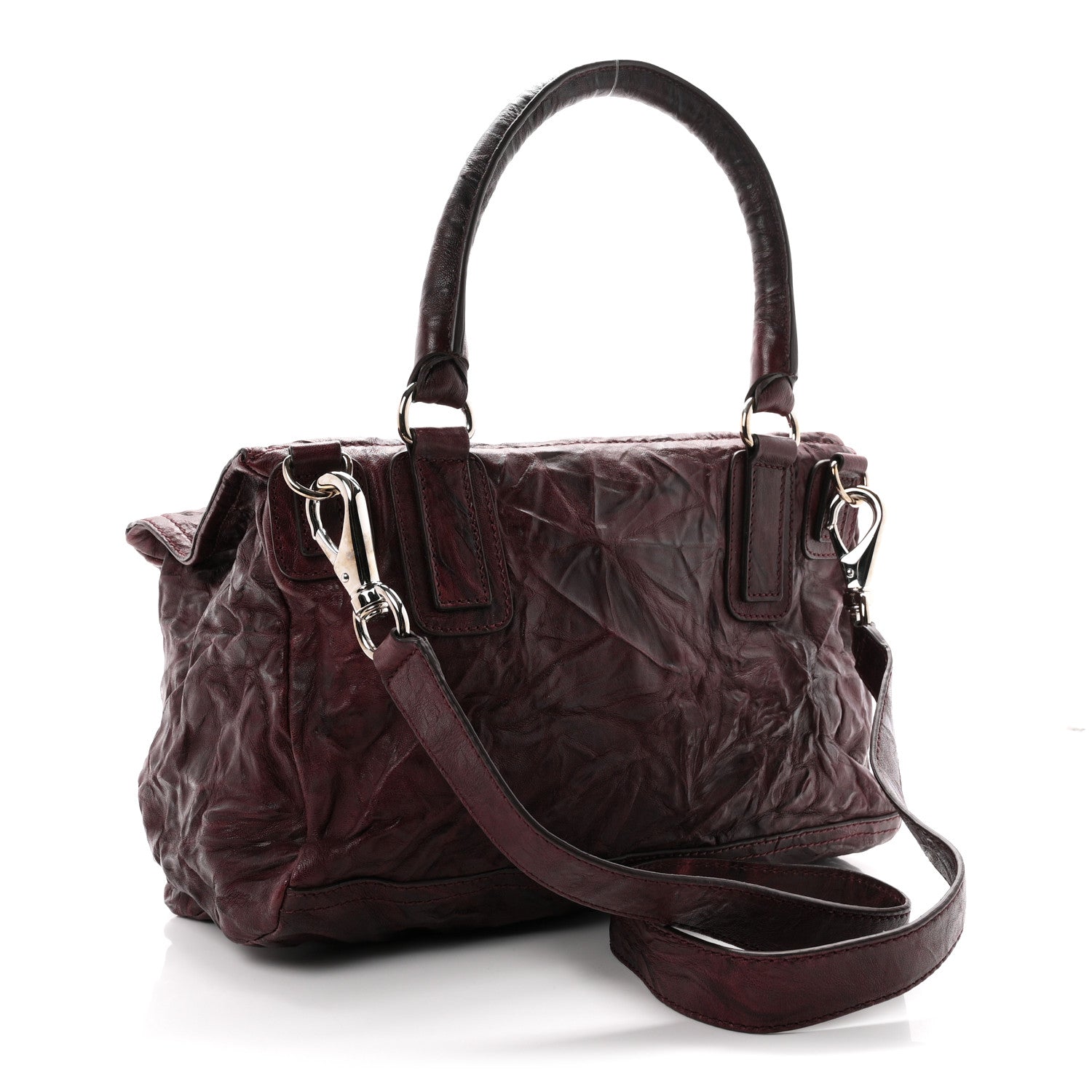 Givenchy Tumbled Sheepskin Medium Pandora Oxblood 3 of 10