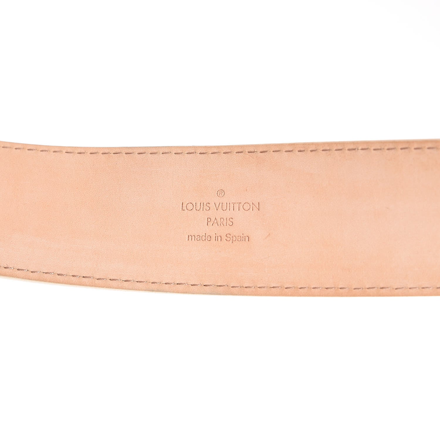 Louis Vuitton Damier Azur 38mm Solo Belt 95 38 4 of 16