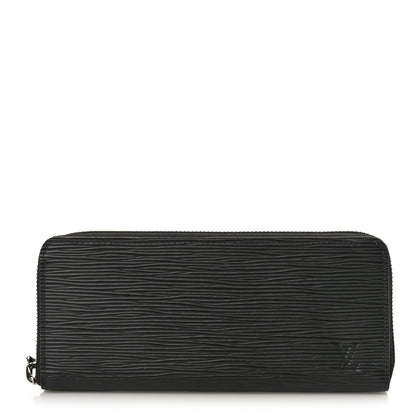 Louis Vuitton Epi Clemence Wallet Black 1 of 8