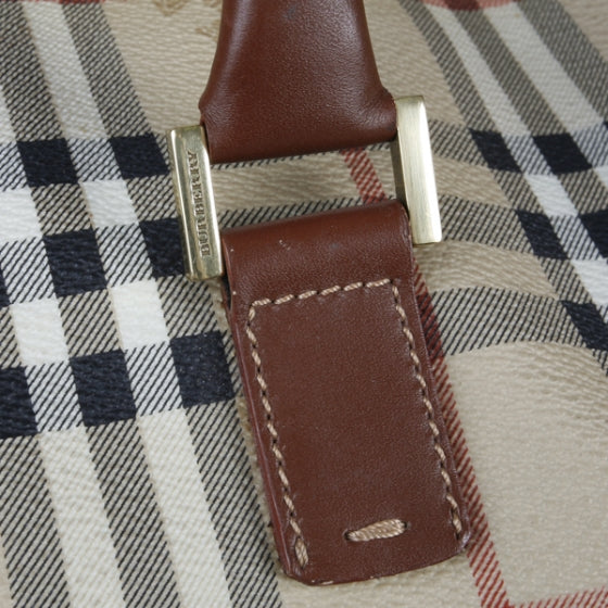 Haymarket Check Duffle Bag Brown
