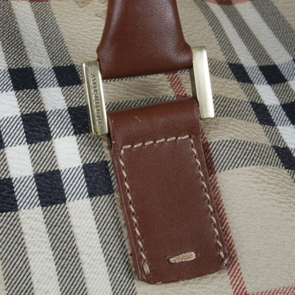 Burberry Haymarket Check Duffle Bag Brown 8 of 11