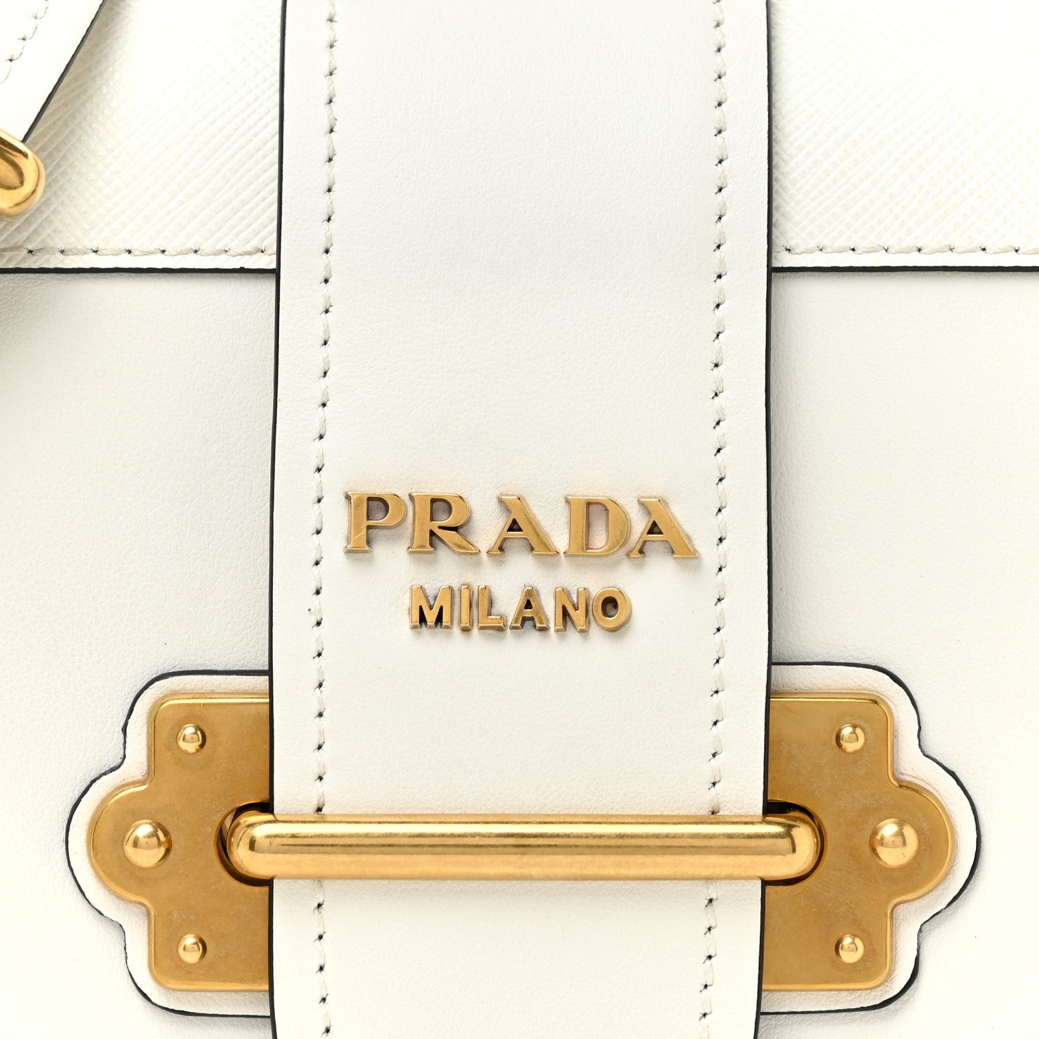 Prada City Calfskin Saffiano Cahier Bag Talco 9 of 17