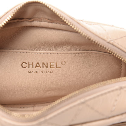 Chanel Aged Calfskin Quilted Mini Reissue Camera Case Beige Clair 6 of 10