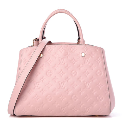 Louis Vuitton Empreinte Montaigne MM Rose Ballerine 1 of 7