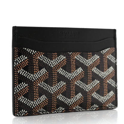 Goyard Goyardine Saint Sulpice Card Holder Black 3 of 7