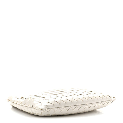 Bottega Veneta Calfskin Intrecciato Medium Dustbag Chalk 4 of 10