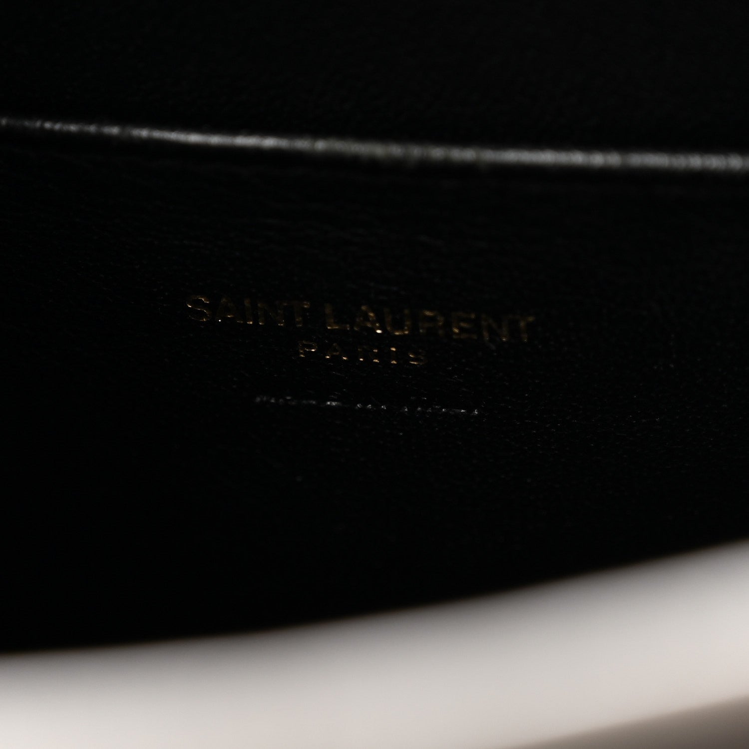 Saint Laurent Calfskin Monogram Baby Cabas Fog 6 of 11