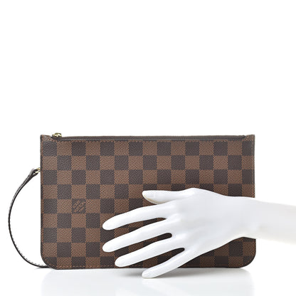 Louis Vuitton Damier Ebene Neverfull MM GM Pochette 2 of 8
