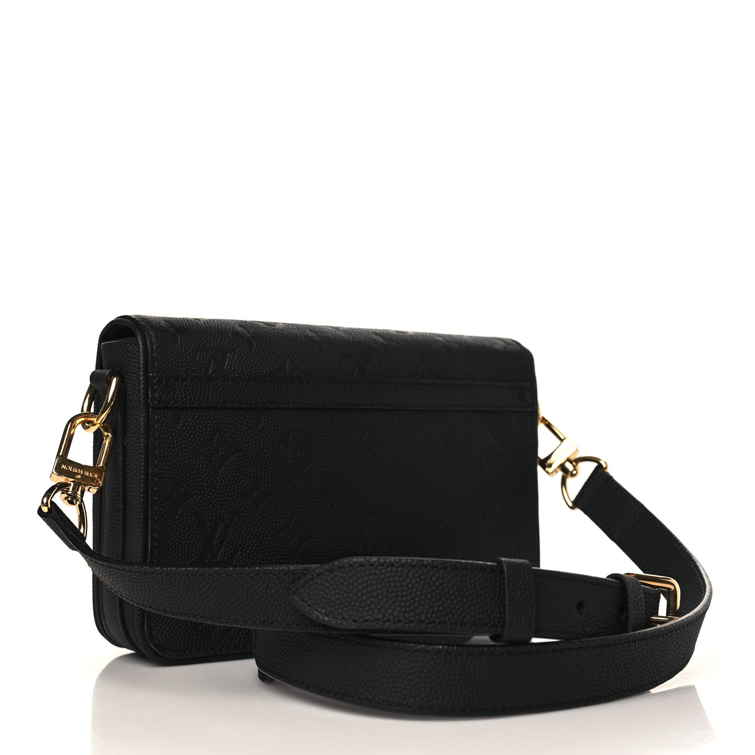 Louis Vuitton x NBA Grained Calfskin Monogram Studio Messenger Black 3 of 8