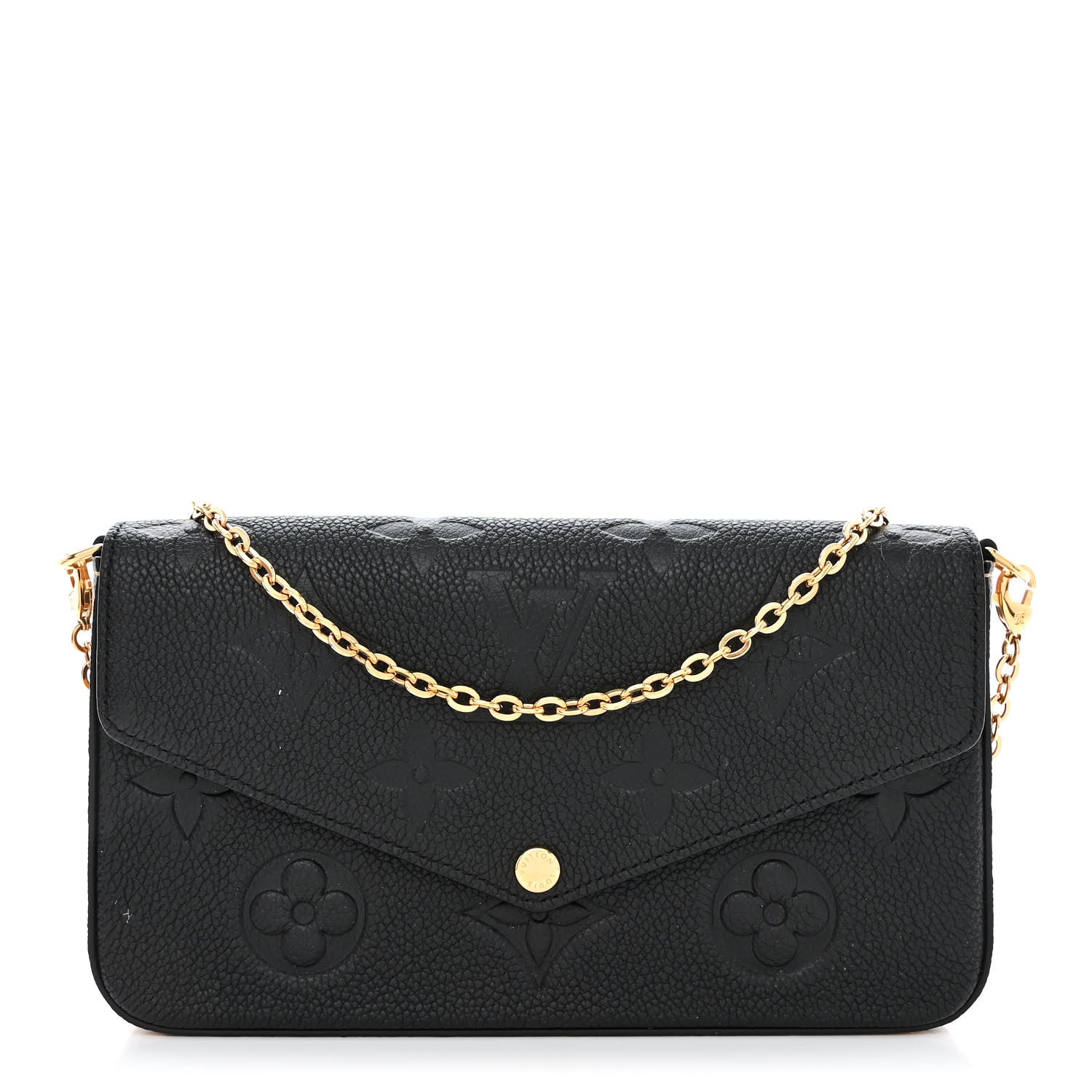 Louis Vuitton Monogram Animal Print Pochette Felicie Chain Wallet 3 of 14