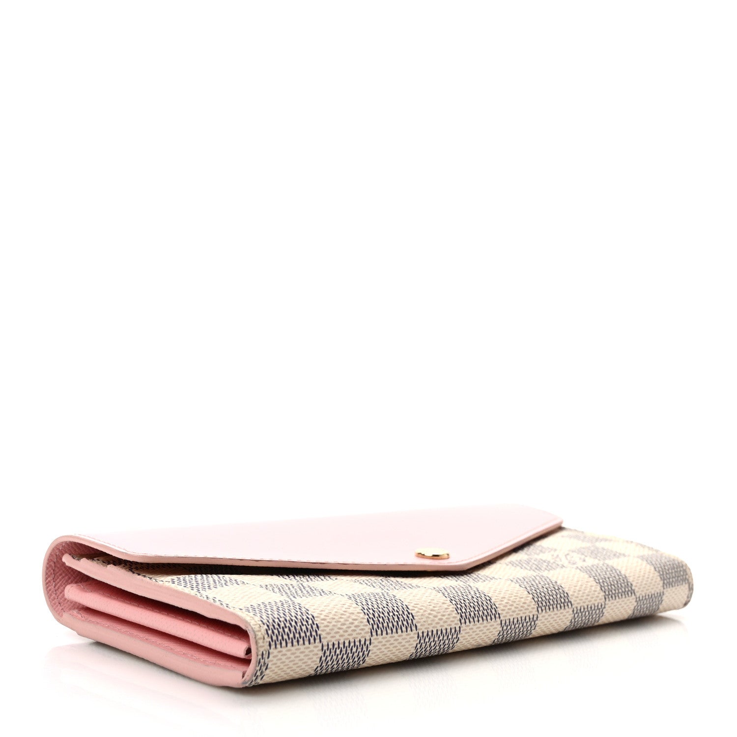 Louis Vuitton Damier Azur Sarah Wallet NM Rose Ballerine 4 of 8