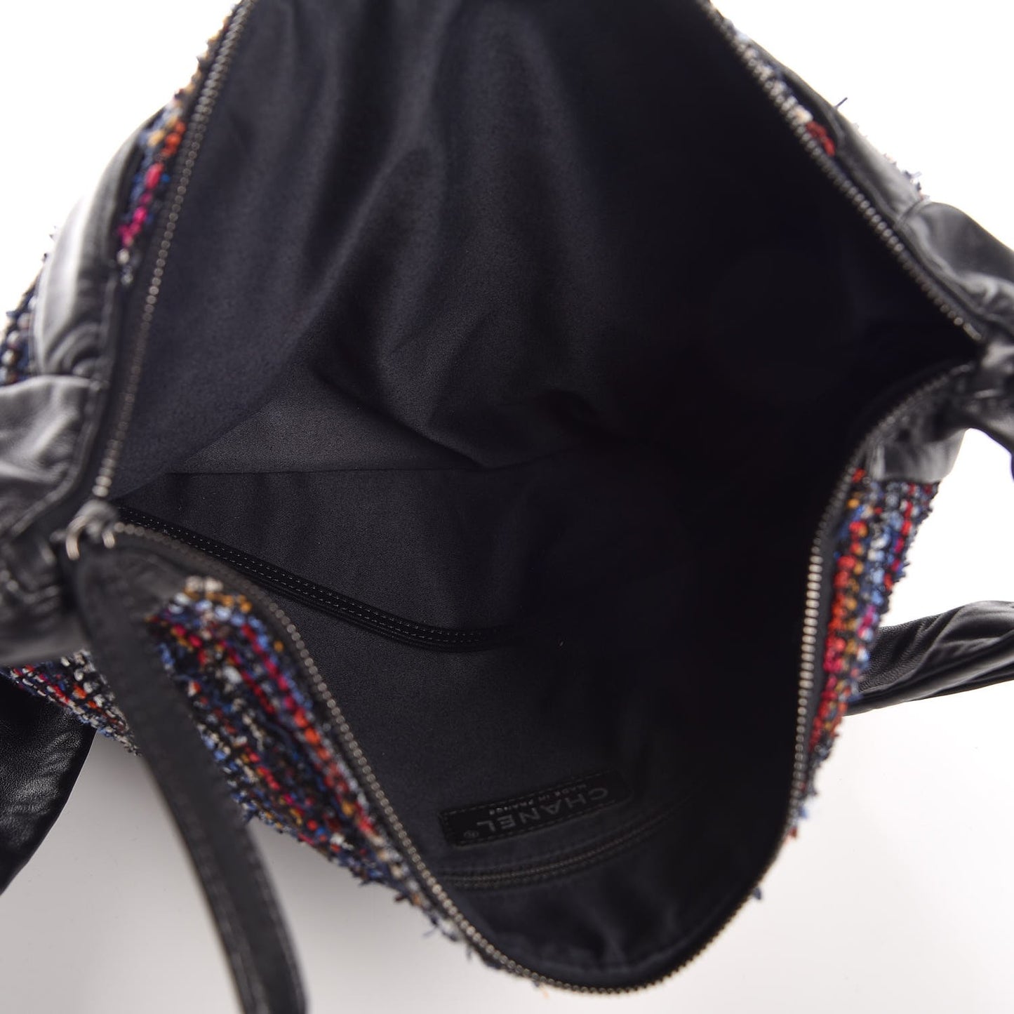 Lambskin Tweed Small Girl Bag Multicolor Black