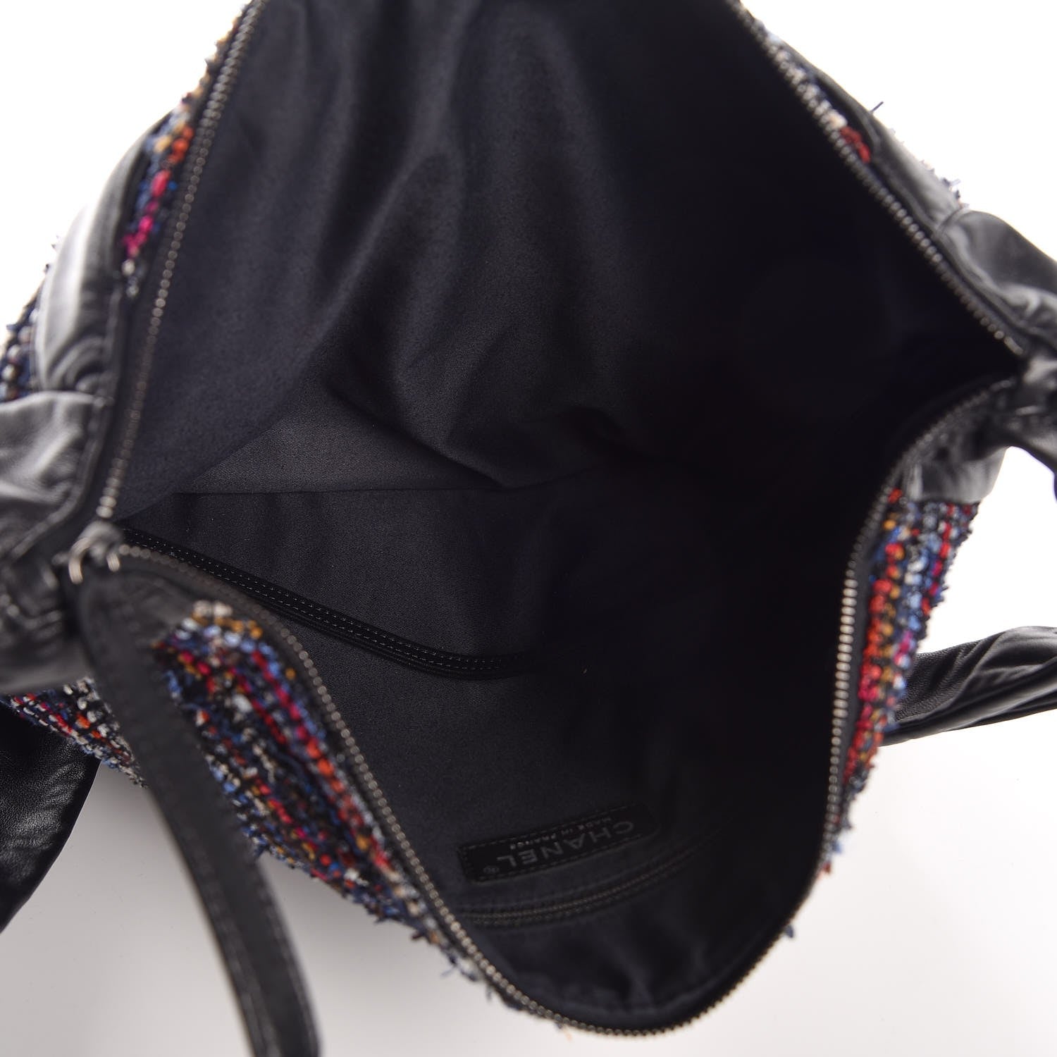 Chanel Lambskin Tweed Small Girl Bag Multicolor Black 5 of 7