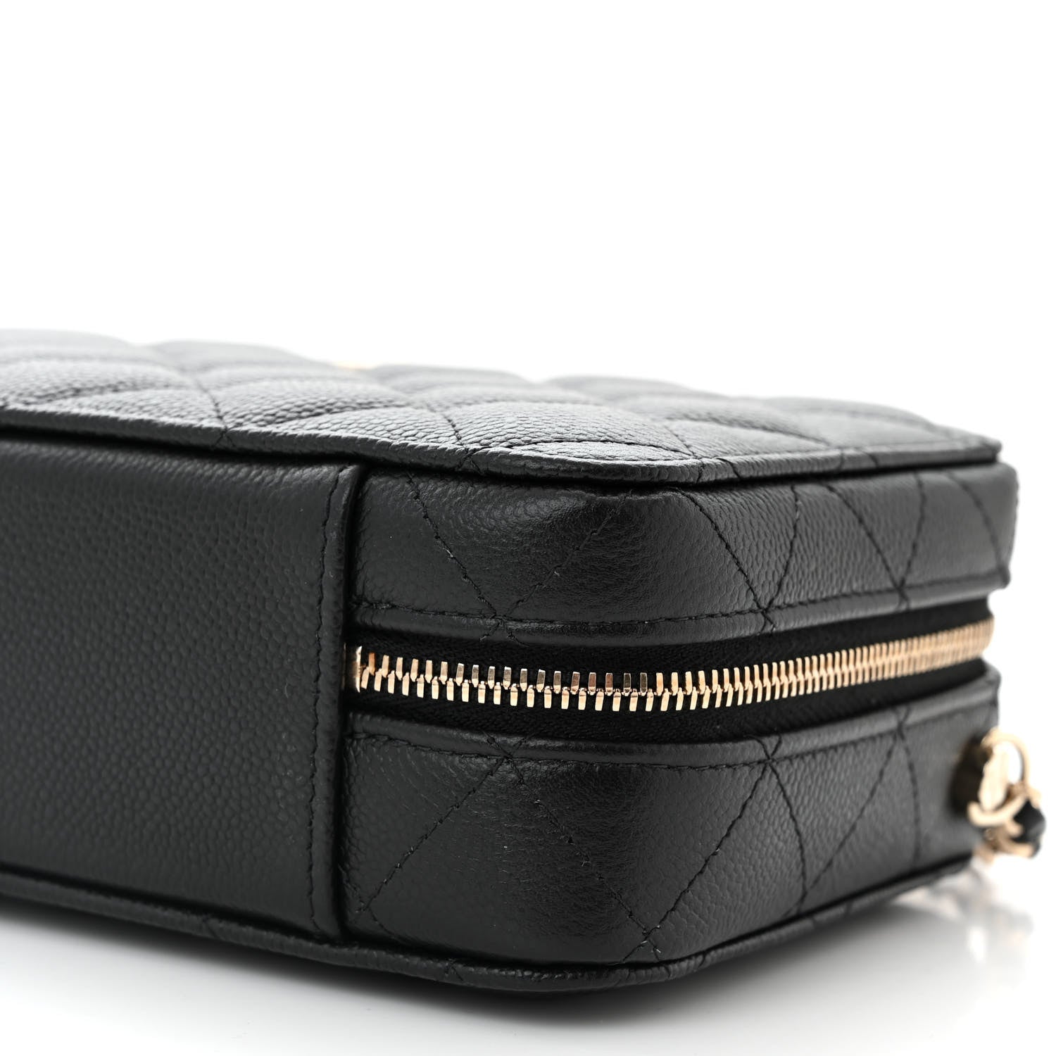 Chanel Caviar Quilted Vanity Case Black 11 of 12