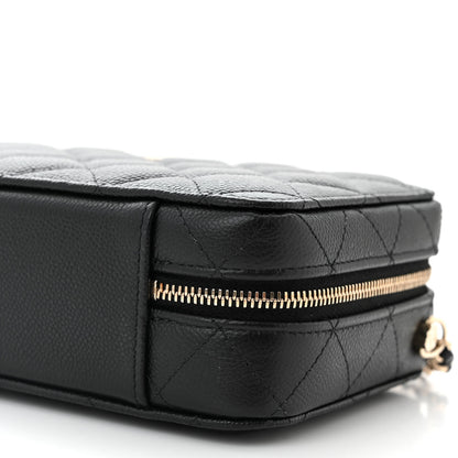 Chanel Caviar Quilted Vanity Case Black 11 of 12