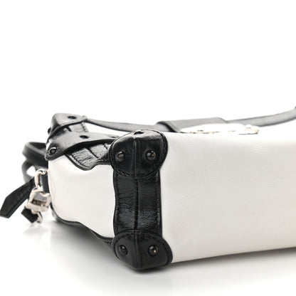 Louis Vuitton Calfskin Petite Malle Soft MM White 8 of 9