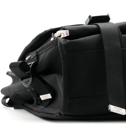 Celine Canvas Trekking Large Messenger Bag Black 8 of 10