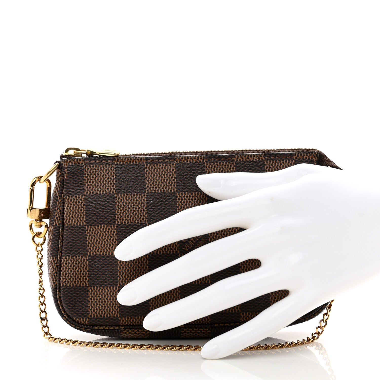 Louis Vuitton Damier Ebene Mini Pochette Accessories 2 of 7
