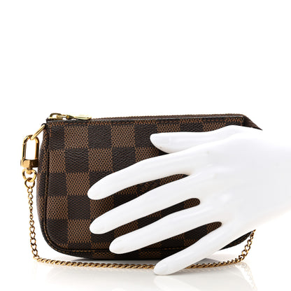 Louis Vuitton Damier Ebene Mini Pochette Accessories 2 of 7
