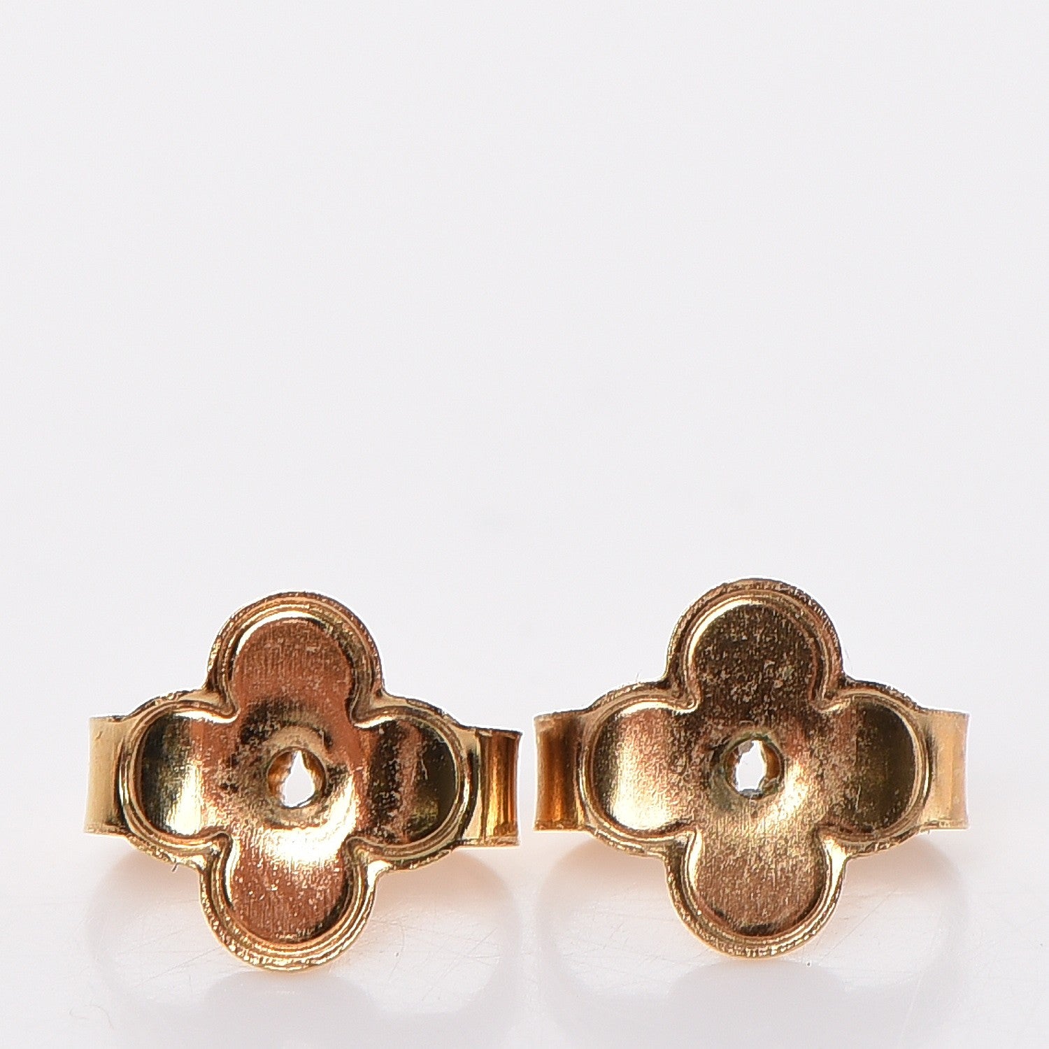 Louis Vuitton Nanogram Hoop Earrings Gold 8 of 8